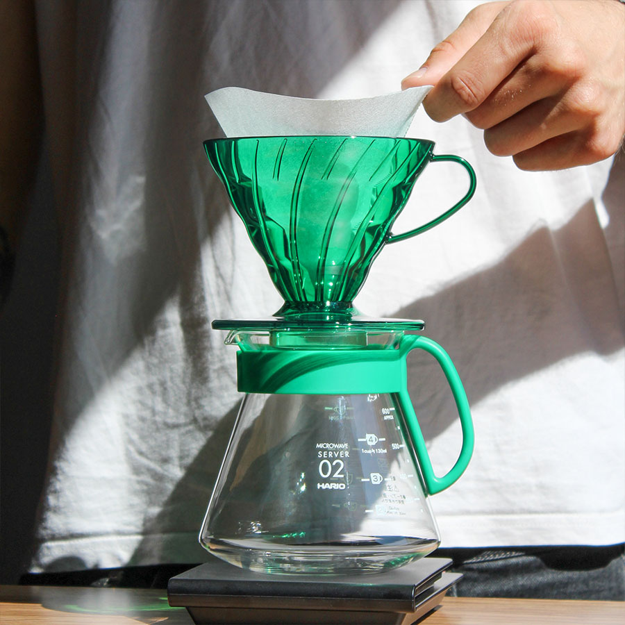 V60 Dripper & Server Set 02 - Bamboo Green