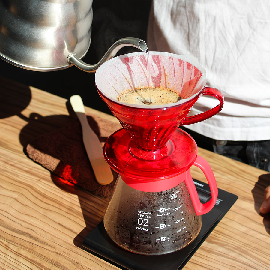 V60 Dripper & Server Set 02 - Desert Red