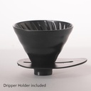 HARIO V60 Switch & Match Ceramic Dripper 02 - Matte Black