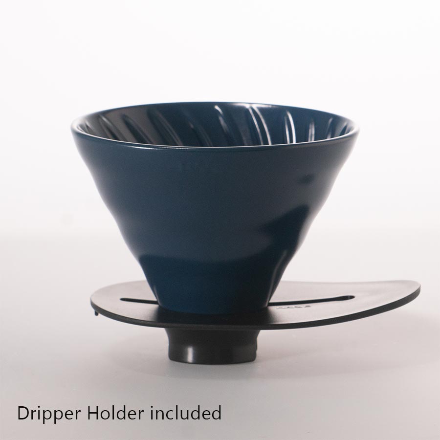HARIO V60 Switch & Match Ceramic Dripper 02 - Matte Navy