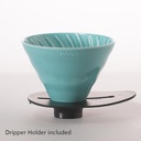 HARIO V60 Switch & Match Ceramic Dripper 02 - Turquoise