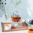 Heatproof Glass Leaf Teapot 700ml