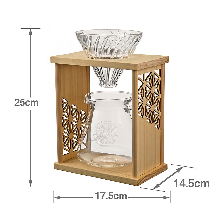 Drip Stand-Set Asanoha Natural