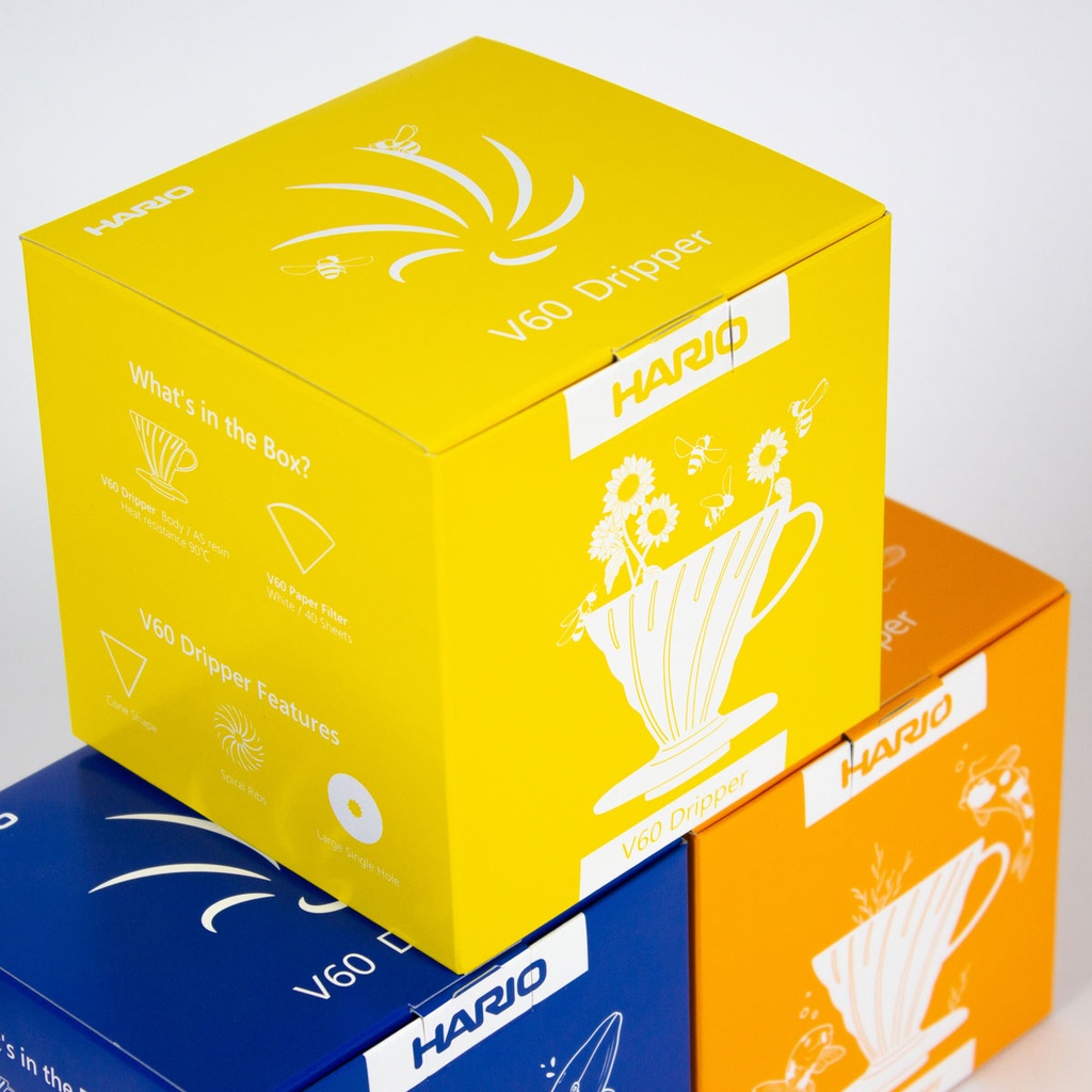 V60 Coffee Dripper 02 - Sunflower Yellow