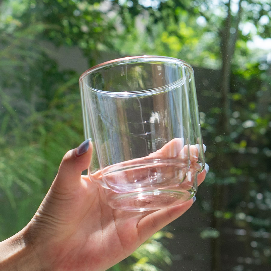 Double-walled Matcha Cup 370ml - Pink