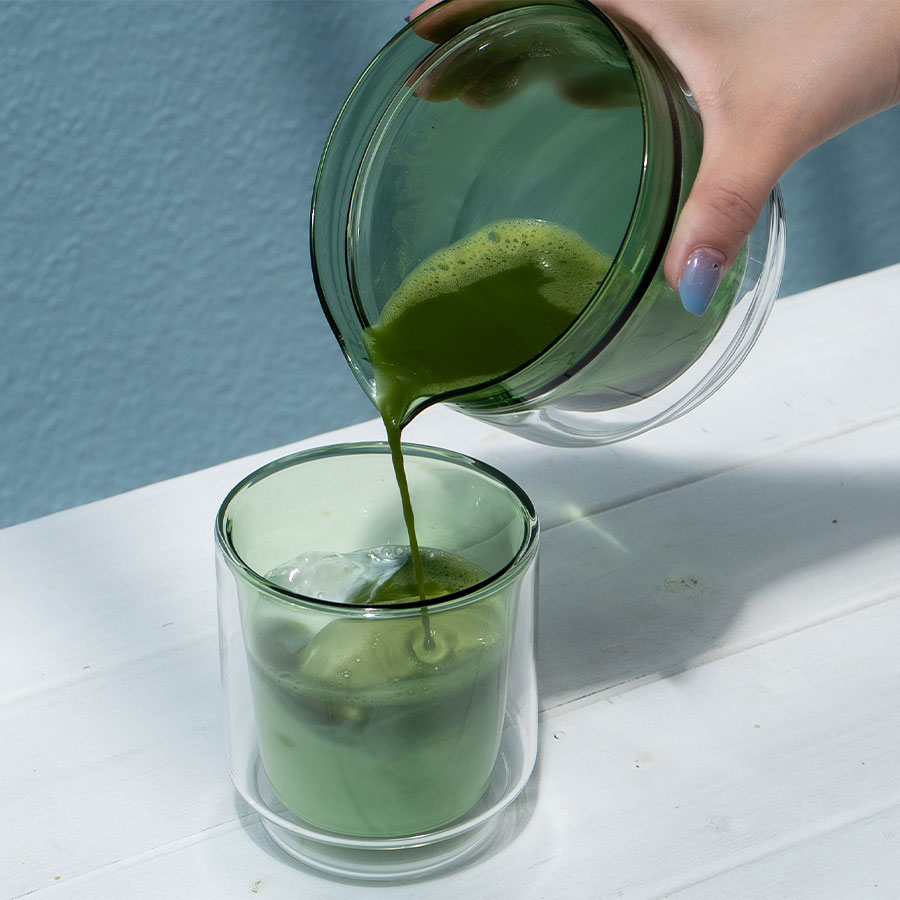 Double-walled Matcha Cup 370ml - Green