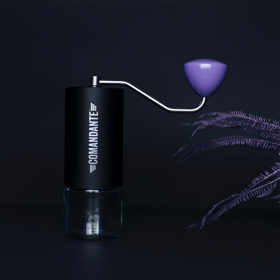 Holzknauf Buche lila lackiert ø 44mm