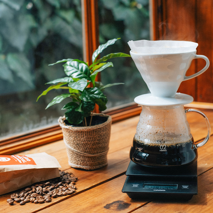 Coffee Dripper V60 02 Ceramic white