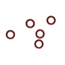 Roter Silikon Ring (5er Set)